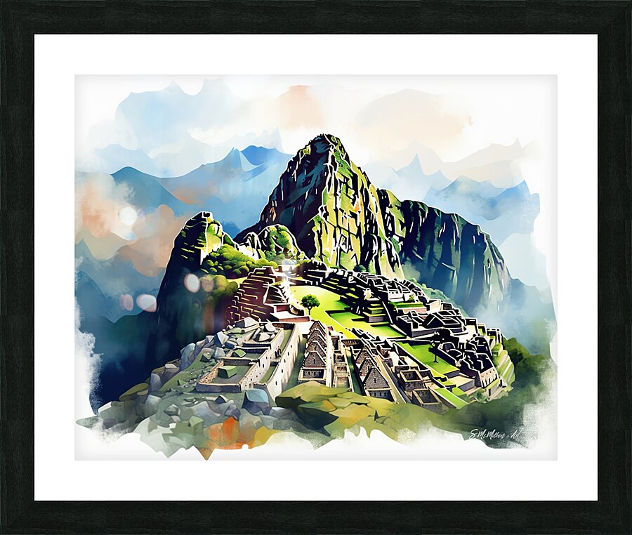 Machu Picchu   Framed Print Print