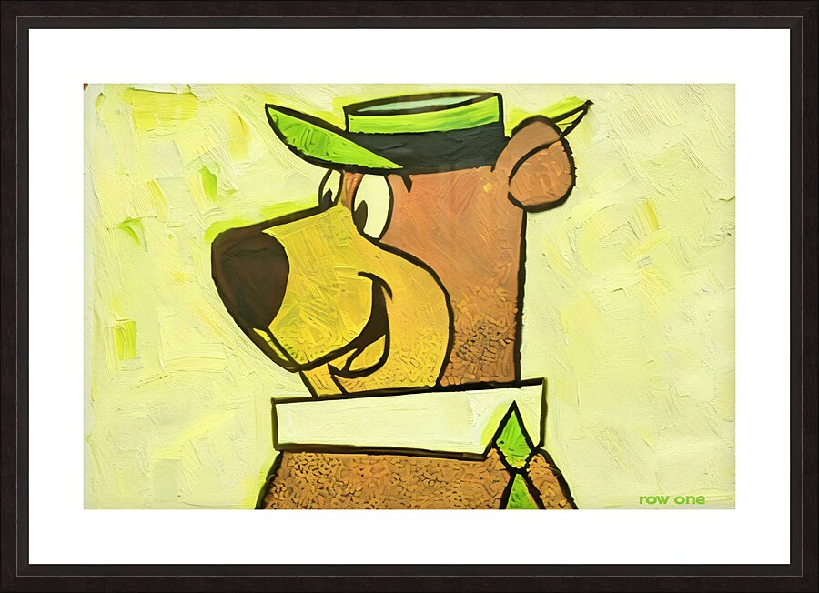 Smiling Yogi Picture Frame print