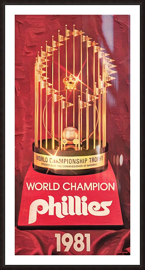 1981 Philadelphia Phillies Champion Art Picture Frame print