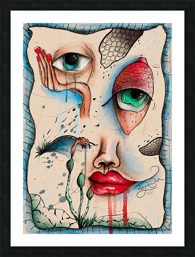 Step Into My Dreams Picture Frame print