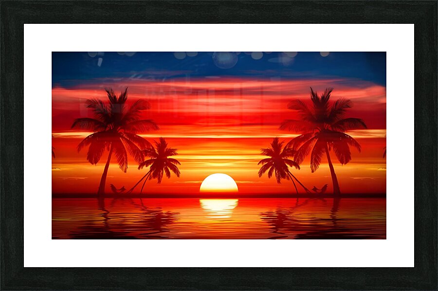 Tropical Twilight Serenade Picture Frame print
