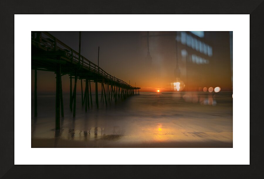 Nags Head Pier at Sunrise Picture Frame print