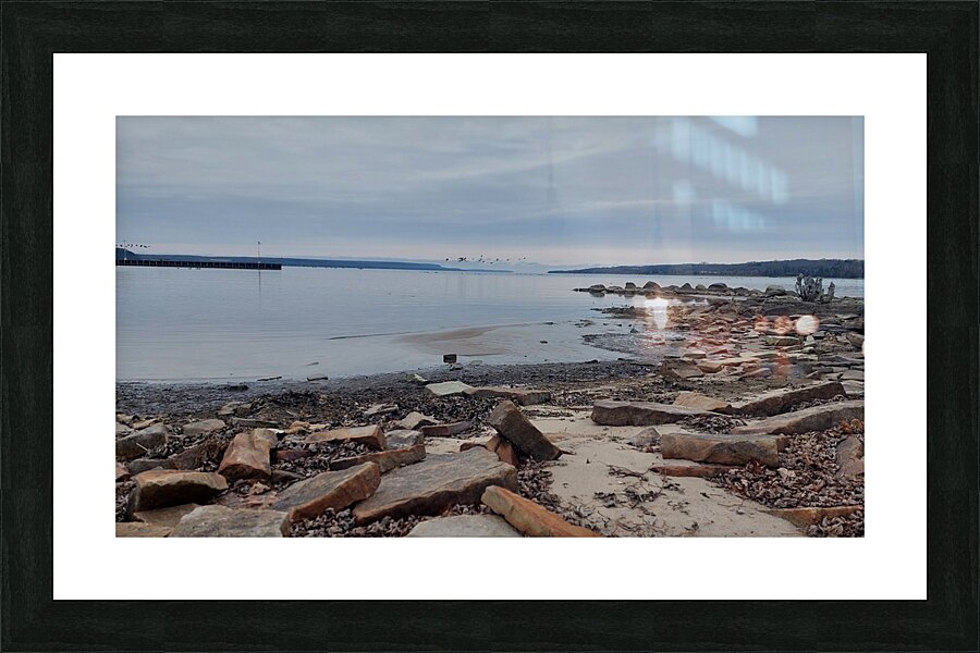 Georgian Bay Dcember Picture Frame print