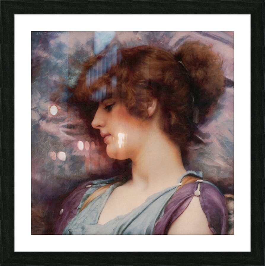 Far Away Thoughts by John William Godward Picture Frame print