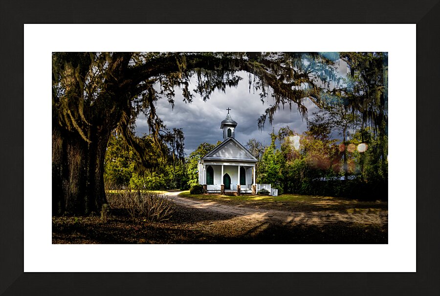 Grace Episcopal Chapel Rockville South Carolina Picture Frame print
