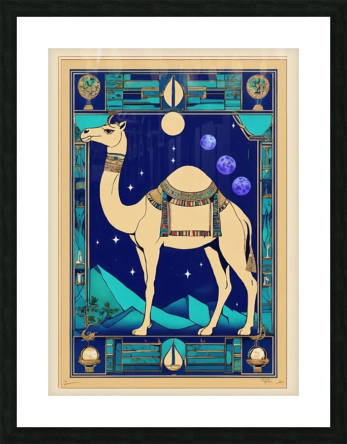 camel  Picture Frame print