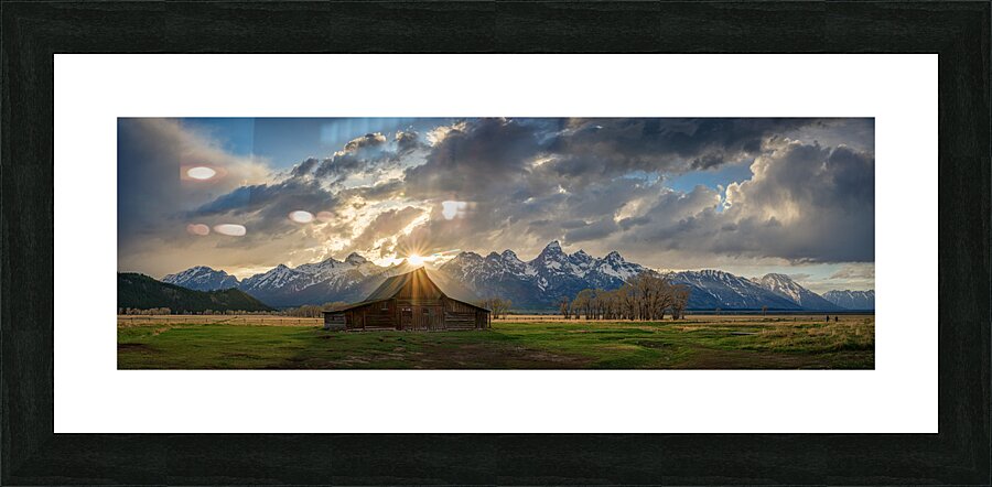 Mormon Row Picture Frame print