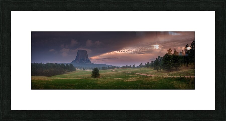 Devils Tower Picture Frame print