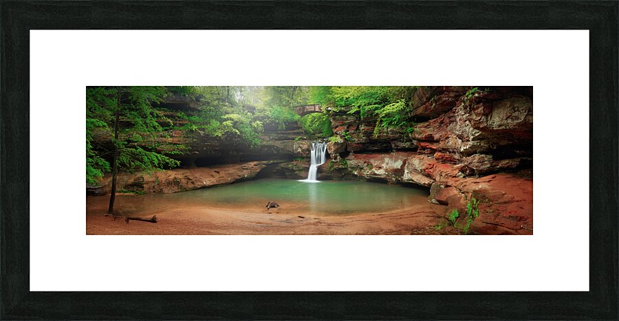 Hocking Hills Upper Falls Picture Frame print
