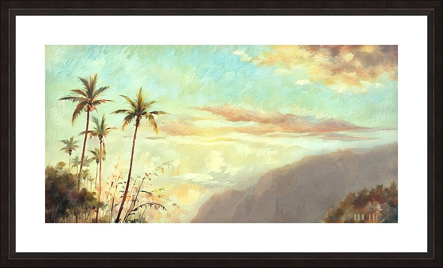 1856 St. Thomas Remix Art Picture Frame print