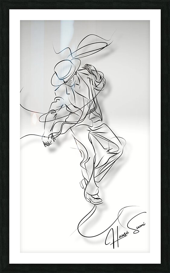 The Jazz Enthusiast Picture Frame print