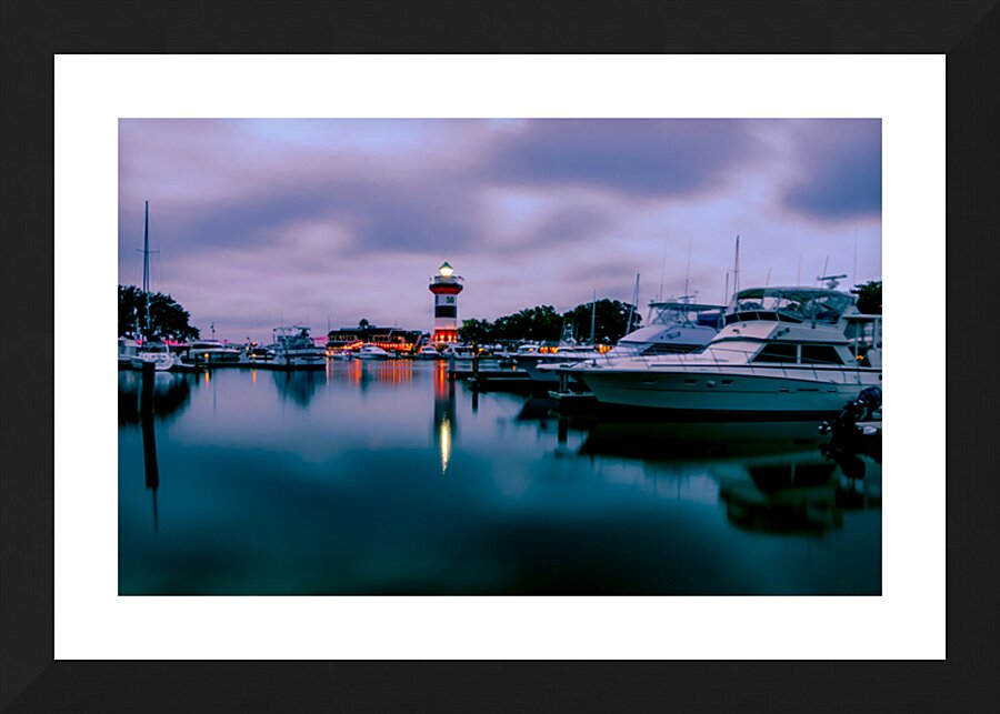 Hilton Head Harbor Picture Frame print