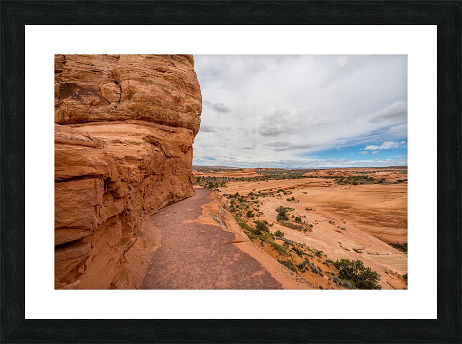Delicate Arch Narrow Path Picture Frame print