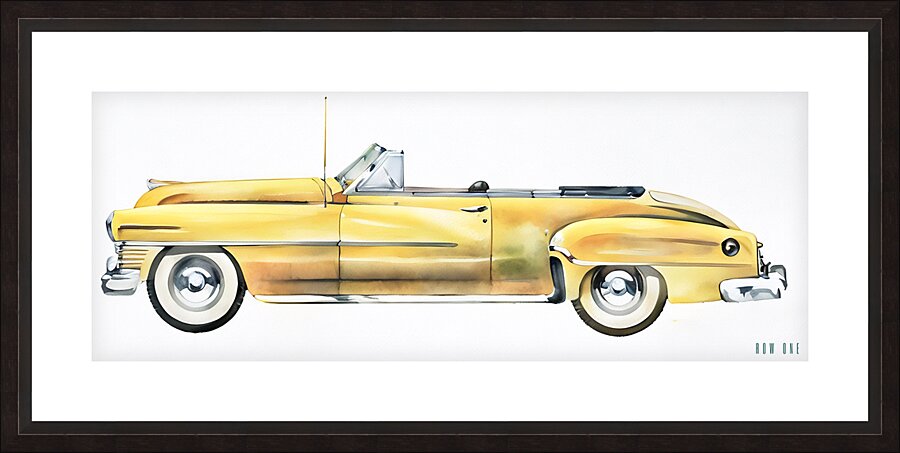 1952 chrysler new yorker art Picture Frame print