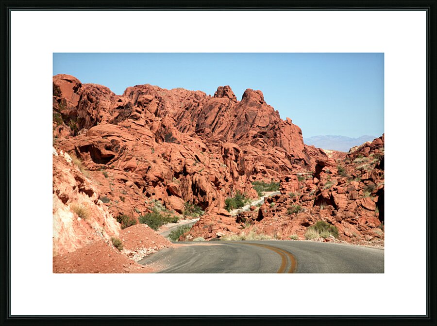 Red Rock Canyon - Nevada 02  Picture Frame print