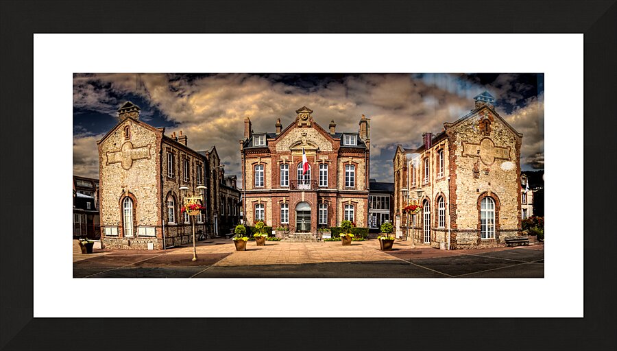 Houlgate Normandy France Town Hall Picture Frame print