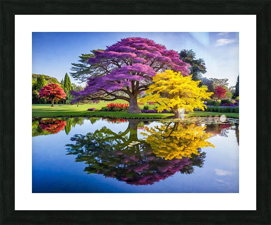 Mystical Reflections Picture Frame print