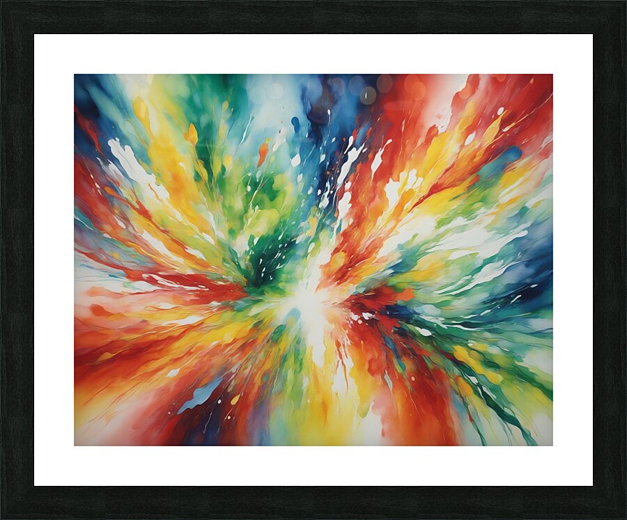 Enigmatic Flow Picture Frame print