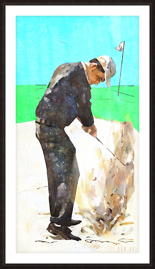 out of the bunker Picture Frame print