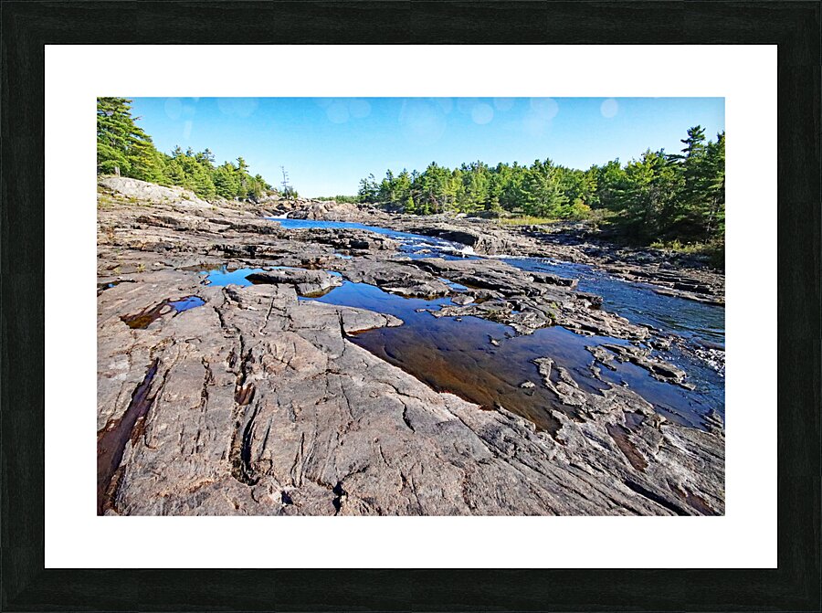 Moon River Falls XII Picture Frame print