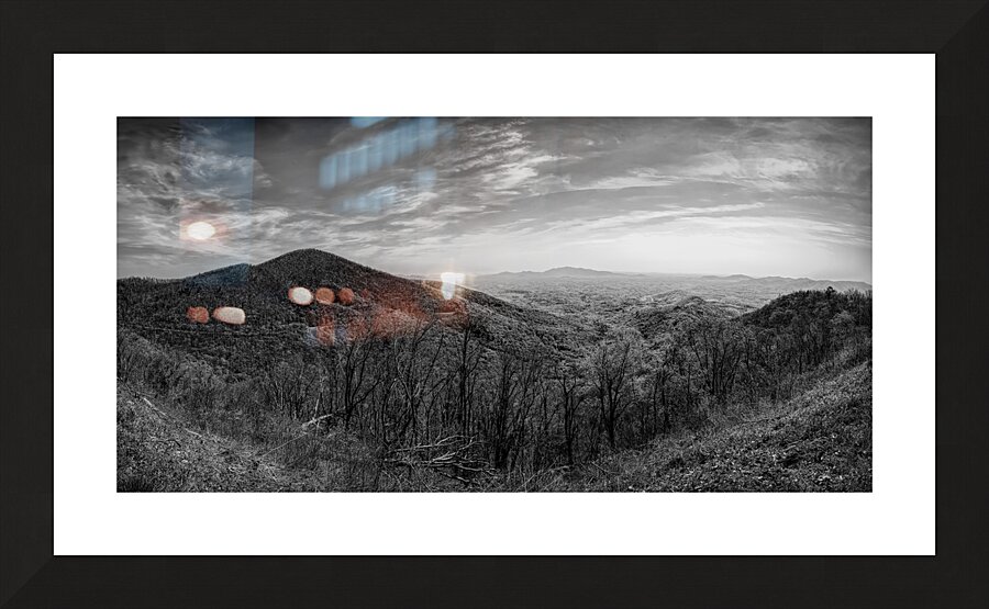 Virginia Mountain Overlook  Picture Frame print