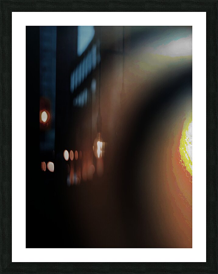 Dark Cool Abstract Picture Frame print