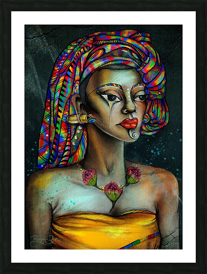 She Is The Voice of Change Picture Frame print