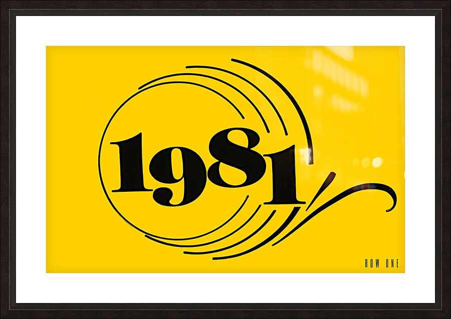 1981  Picture Frame print