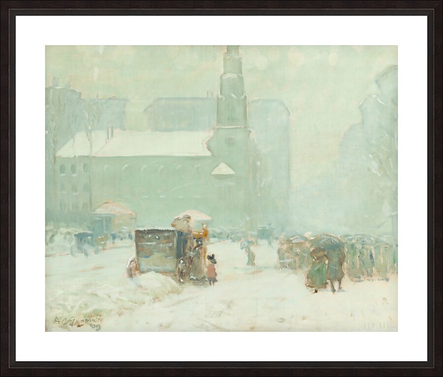 Park Street Boston 1909 Arthur Clifton Goodwin Am Picture Frame print