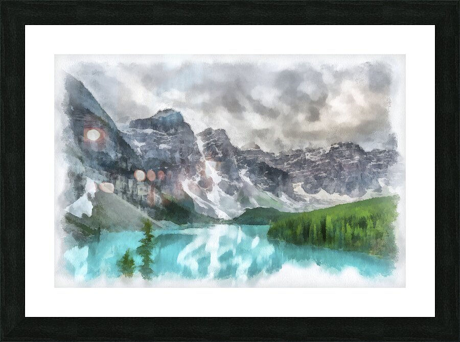 20130626 Imaginary Waters 0001 DAP Aquarell upsca Picture Frame print