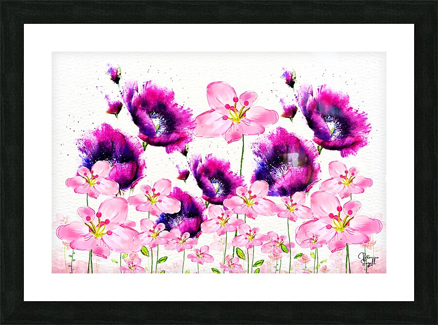 Blooming Vibrance Picture Frame print