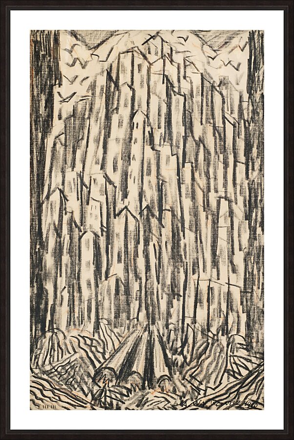 1910 New York Skyscrapers  Picture Frame print