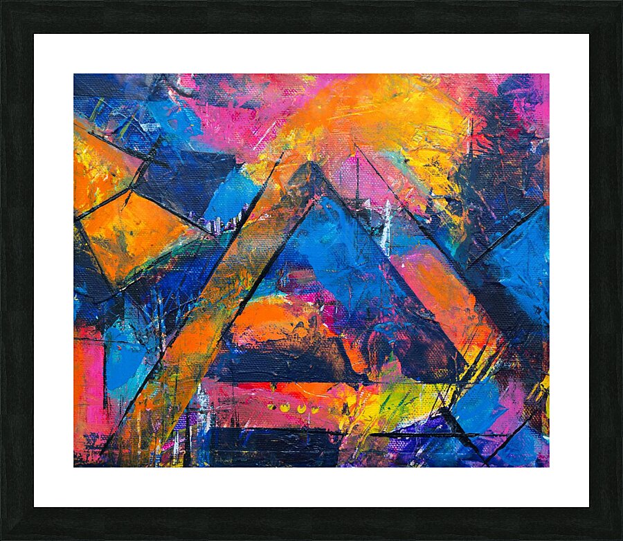 Geometric Symphony Picture Frame print