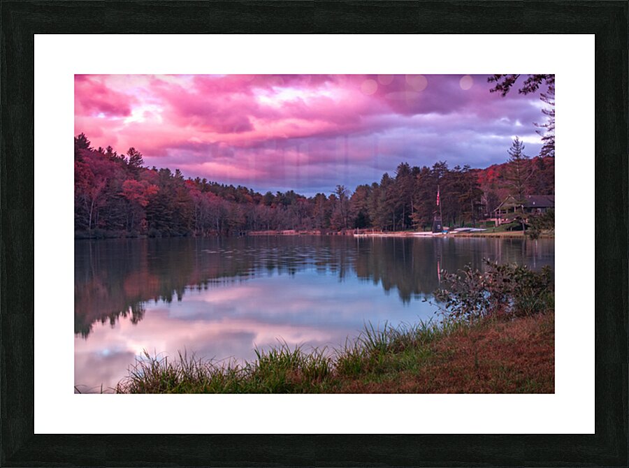 Reflections at Camp Picture Frame print