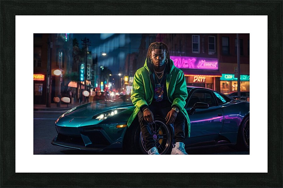 Visual Vibes Artwork  2 Picture Frame print