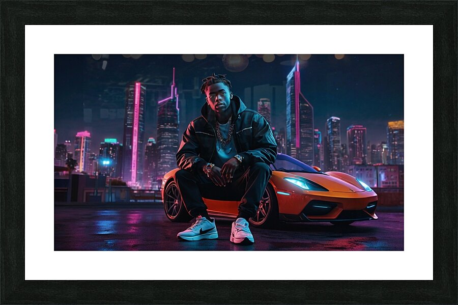 Visual Vibes Artwork  3 Picture Frame print
