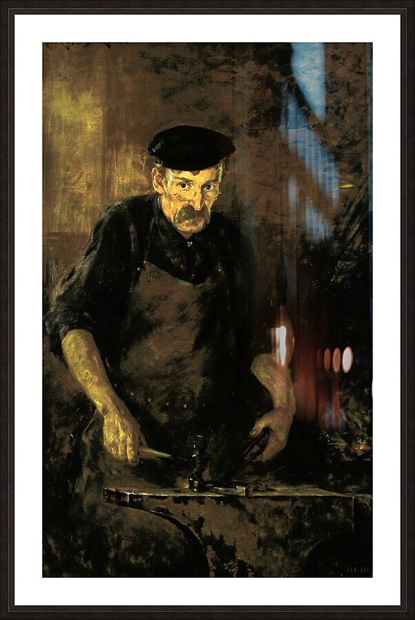 The Blacksmith  Picture Frame print
