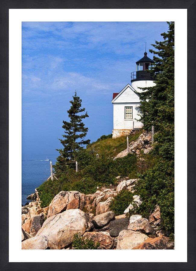 Bass Harbor Light in Acadia National Park in Northern Maine Picture Frame print