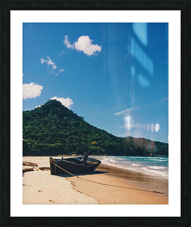 brazil beach Picture Frame print