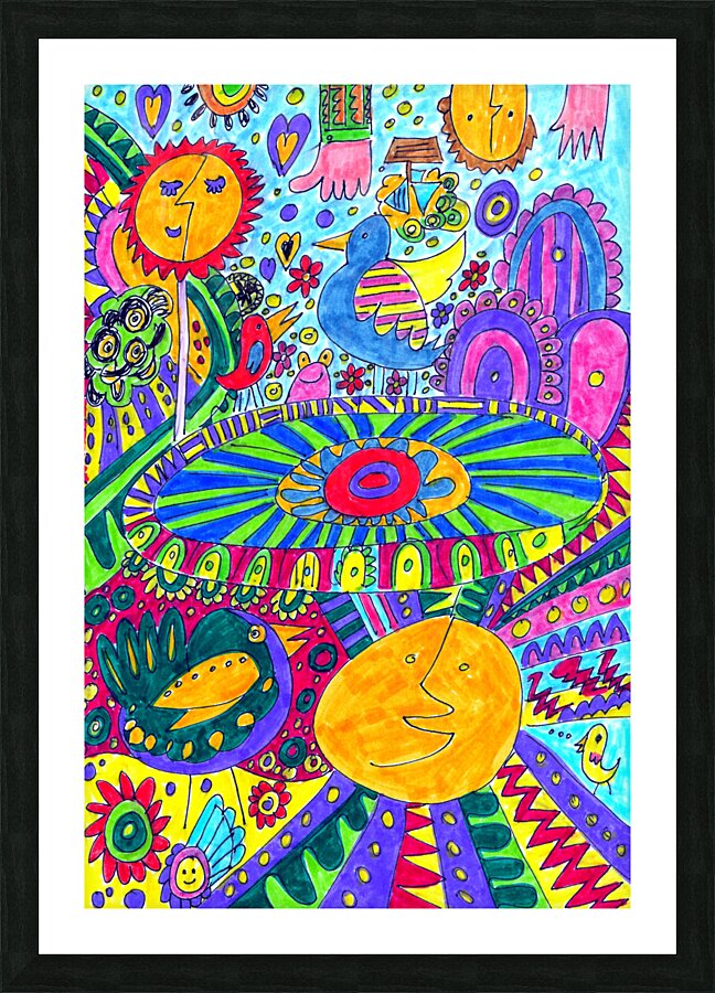 Abstract Nonsense Picture Frame print