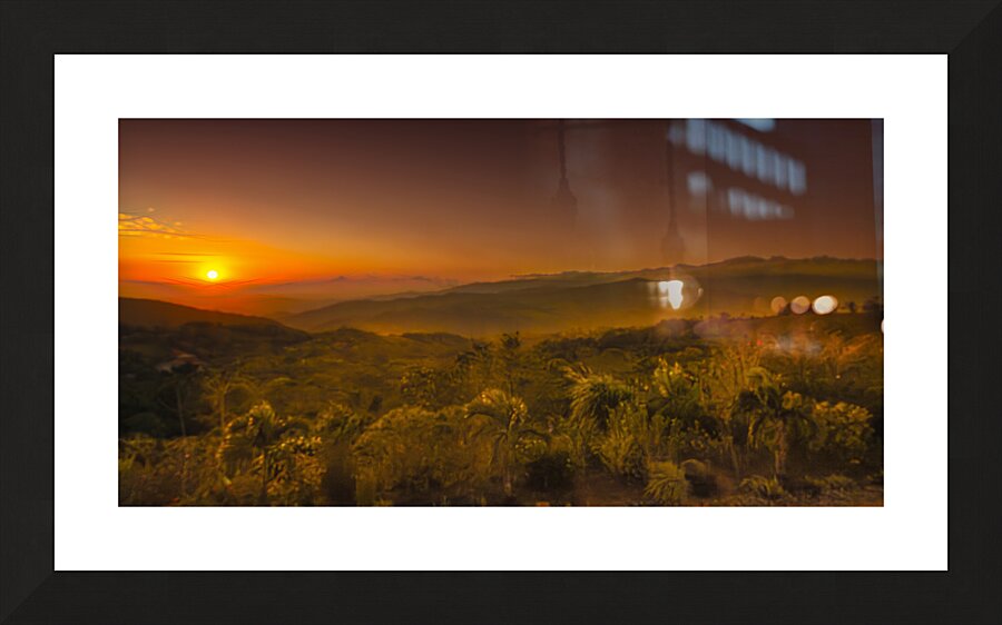 Costa Rica Mountain Plantation  Framed Print Print