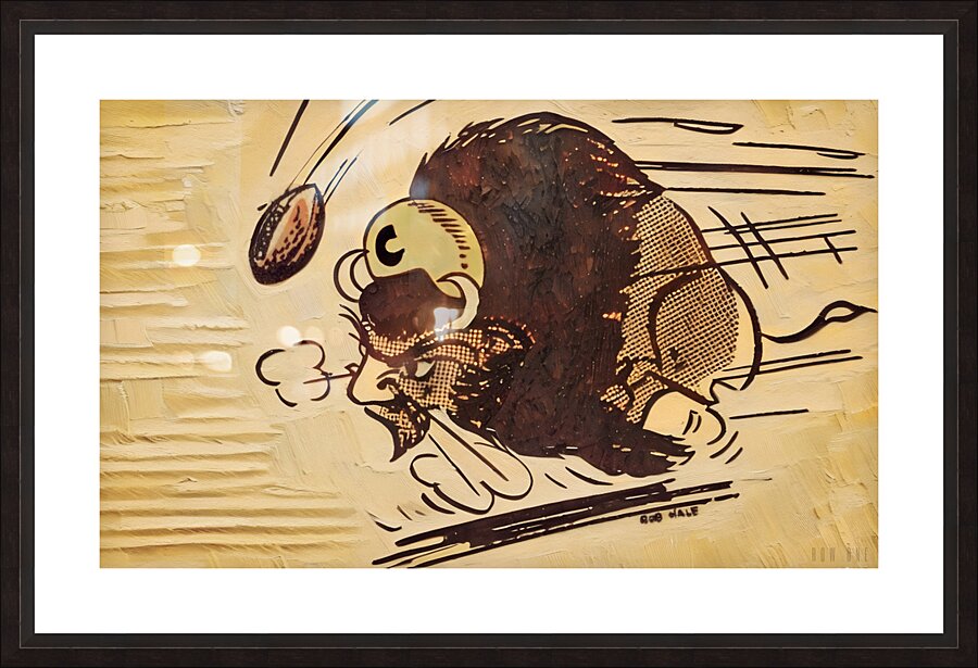 1957 Colorado Buffalo Art by Bob Hale Picture Frame print