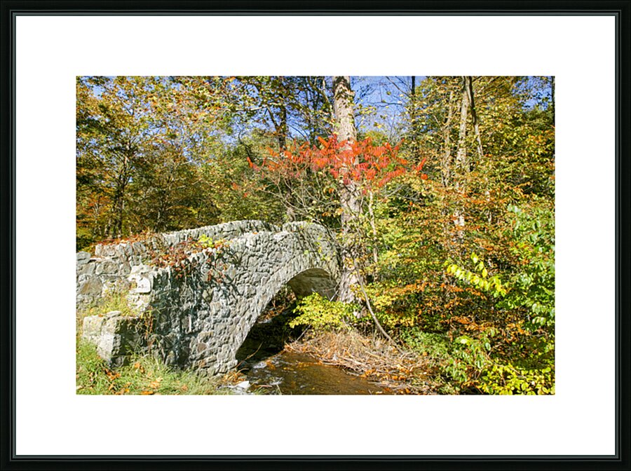Ye Olde Stone Bridge Picture Frame print