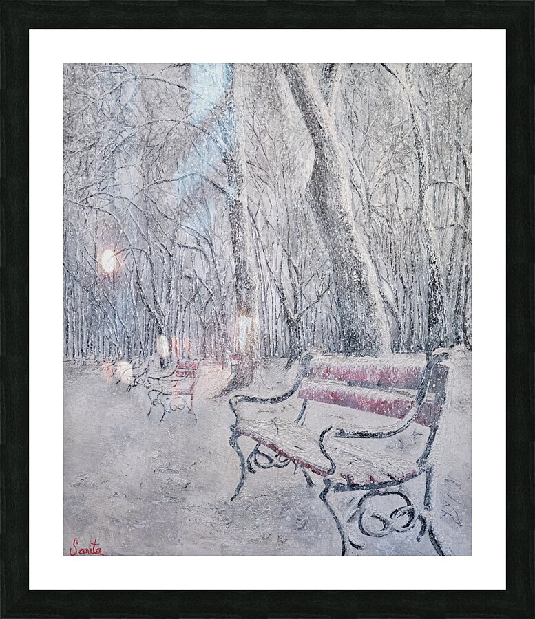 Ste Jeanne Mance Park - Parc Picture Frame print