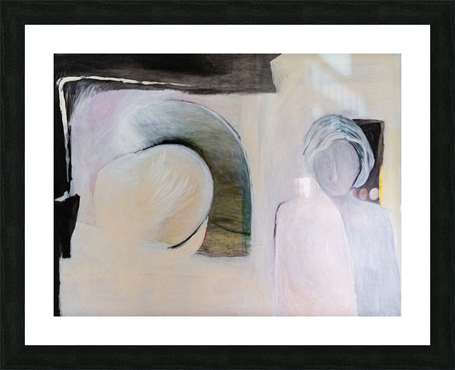 Portrait of an Artist - Portrait dun artiste Picture Frame print