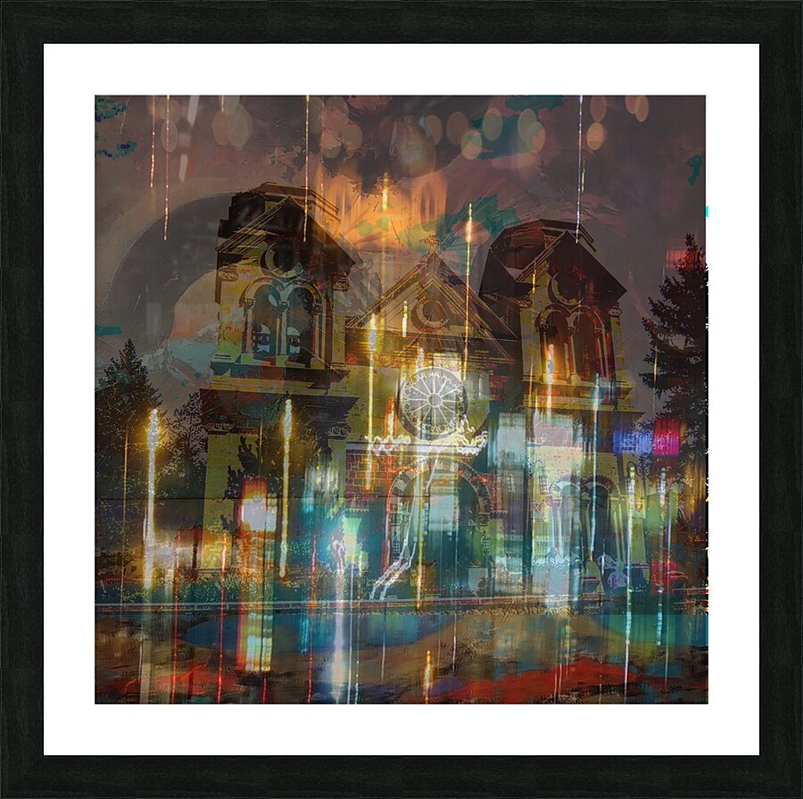 Light Is The Way in Darkness Picture Frame print