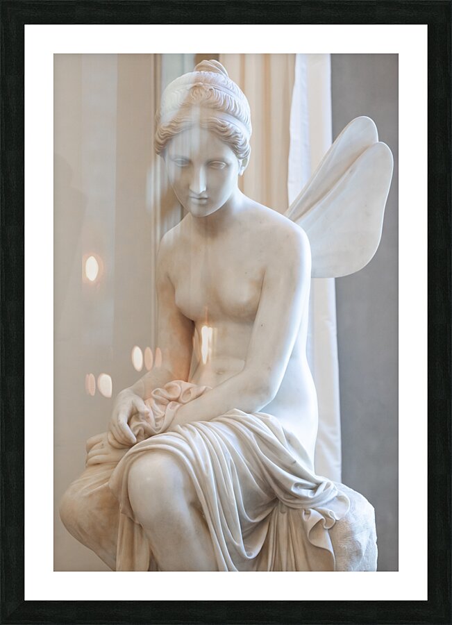 Psyche Abandoned by Pietro Tenerani 1819 Carrara marble - the  Picture Frame print