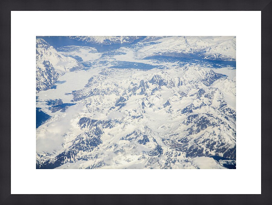 Greenland from the Air Picture Frame print