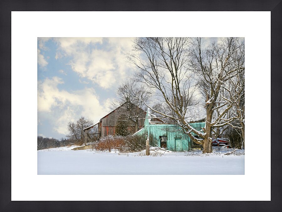On My Way to Beaver Valley Picture Frame print