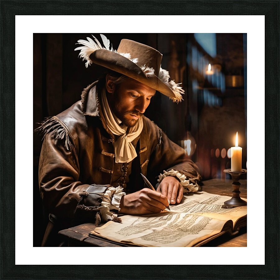 Colonist Picture Frame print